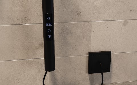 Modern Black Electric Radiator